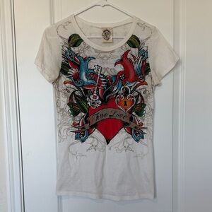 Vocal White True Love Graphic Tee